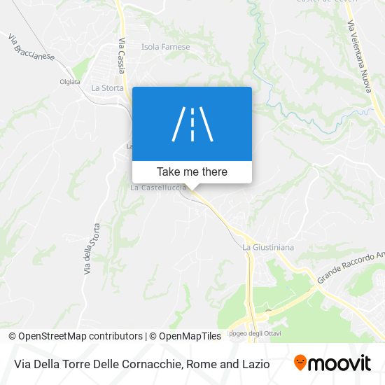 Via Della Torre Delle Cornacchie map