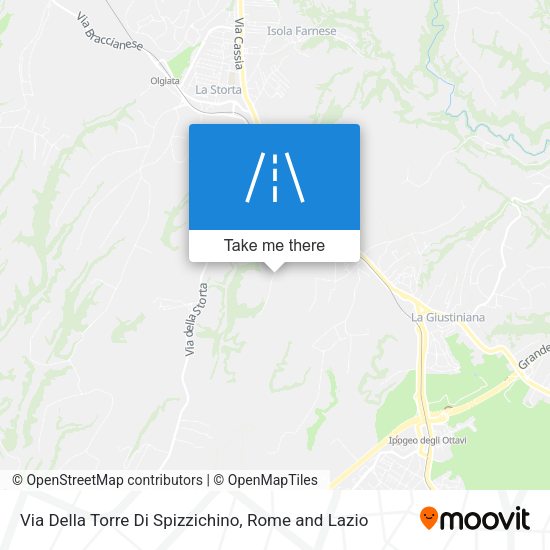 Via Della Torre Di Spizzichino map