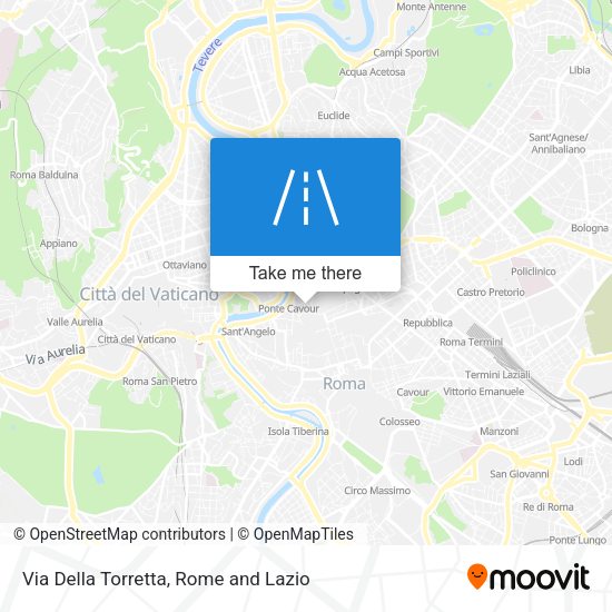 Via Della Torretta map