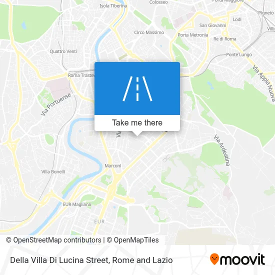 Della Villa Di Lucina Street map