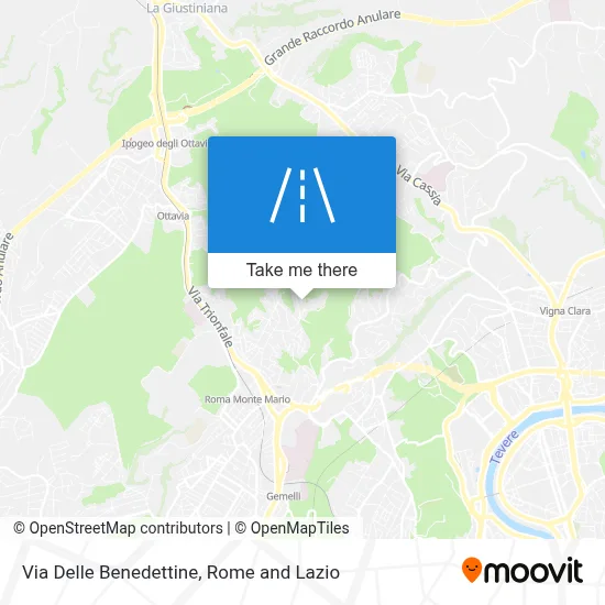 Via Delle Benedettine map