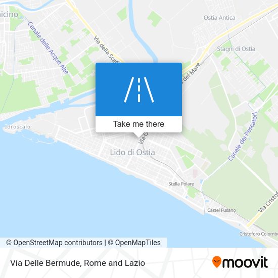 Via Delle Bermude map