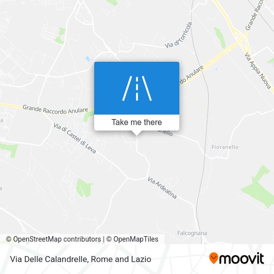 Via Delle Calandrelle map