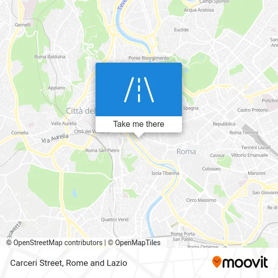 Carceri Street map