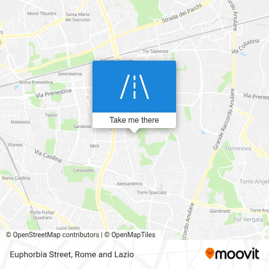 Euphorbia Street map