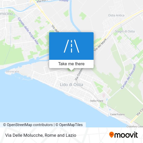 Via Delle Molucche map