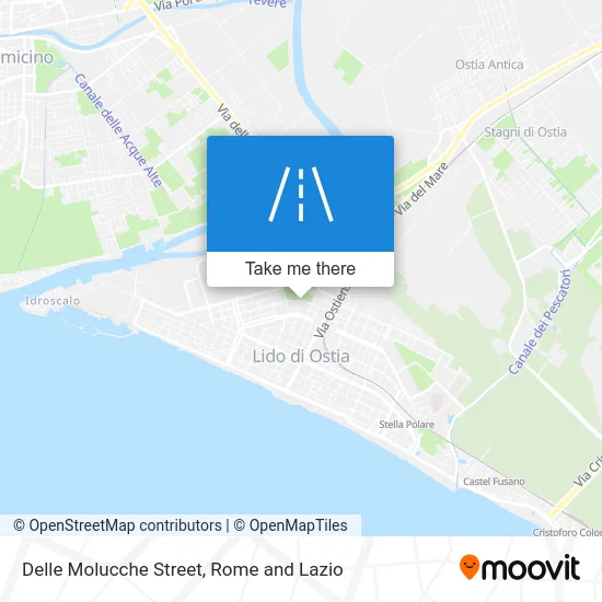 Delle Molucche Street map