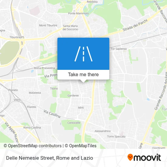 Delle Nemesie Street map