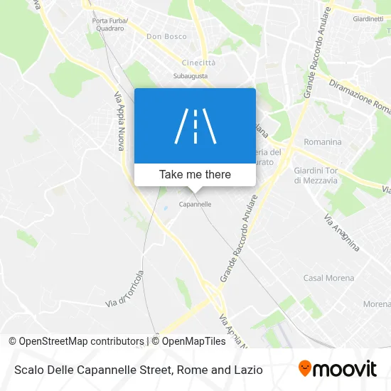 Scalo Delle Capannelle Street map