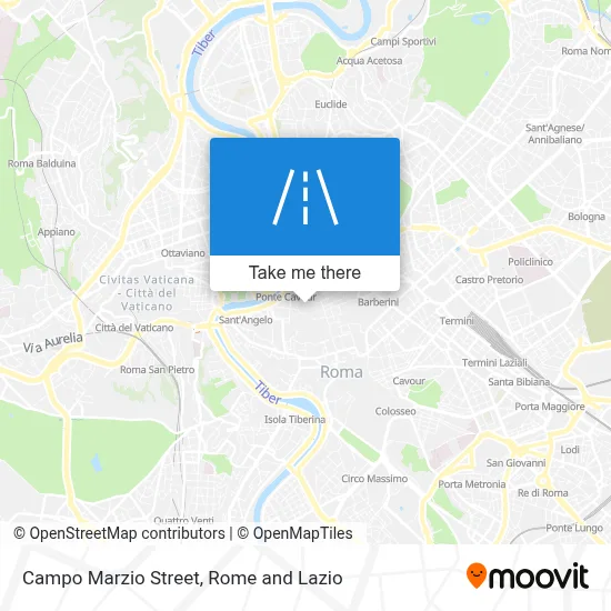 Campo Marzio Street map