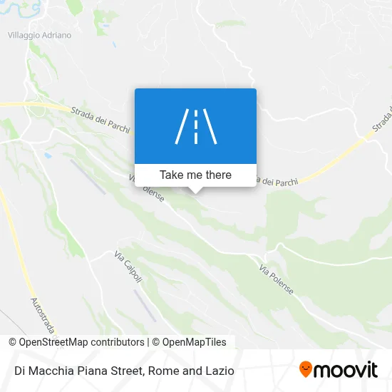 Di Macchia Piana Street map
