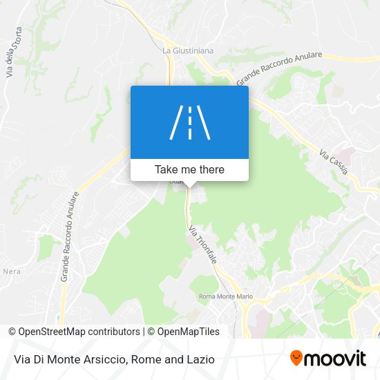 Via Di Monte Arsiccio map