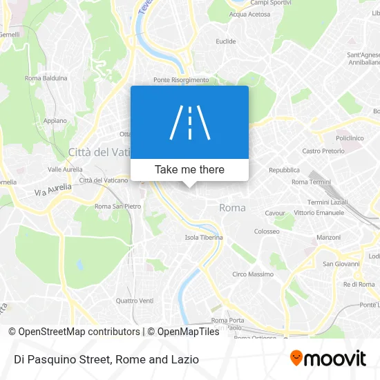 Di Pasquino Street map