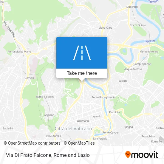 Prato Falcone Street map