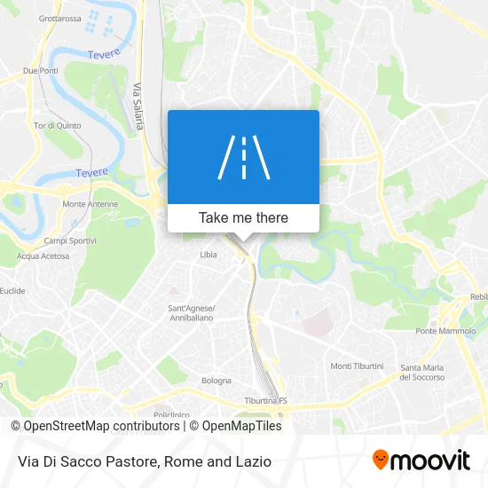 Di Sacco Pastore Street map