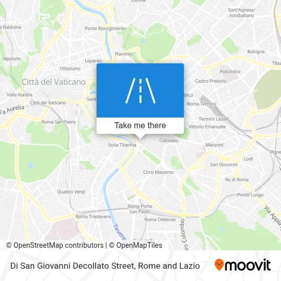 Di San Giovanni Decollato Street map