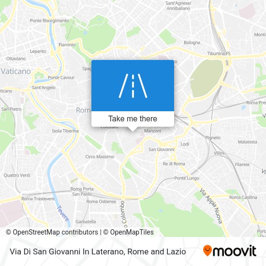 Via Di San Giovanni In Laterano map