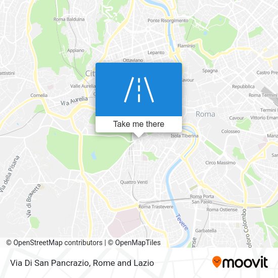 Via Di San Pancrazio map