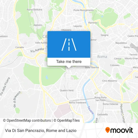 San Pancrazio Street map