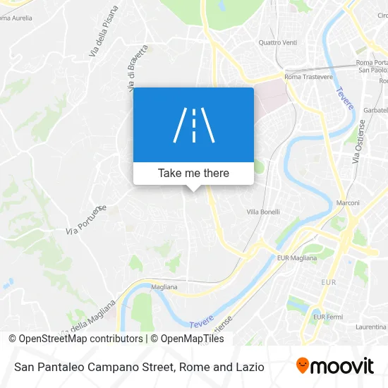 San Pantaleo Campano Street map