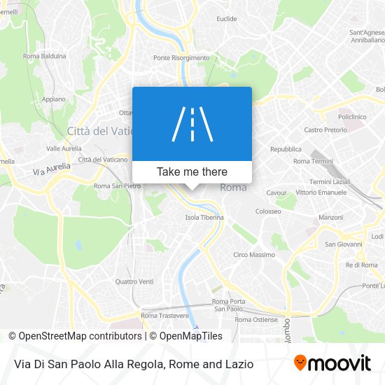 Via Di San Paolo Alla Regola map