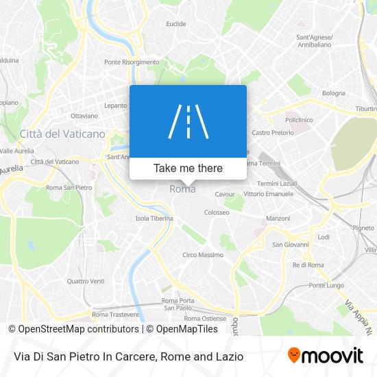 Via Di San Pietro In Carcere map