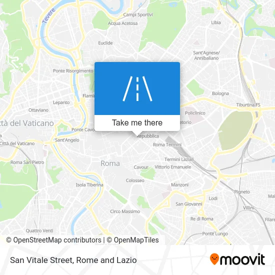 San Vitale Street map