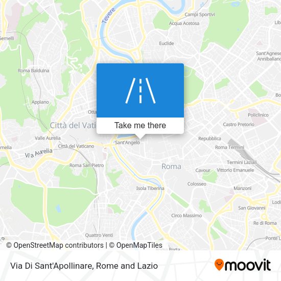 Via Di Sant'Apollinare map