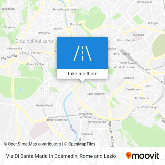 Saint Mary in Cosmedin Street map