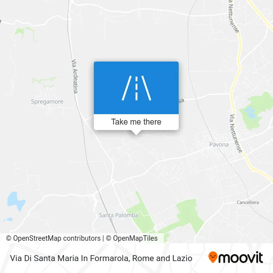 Santa Maria in Formarola Street map