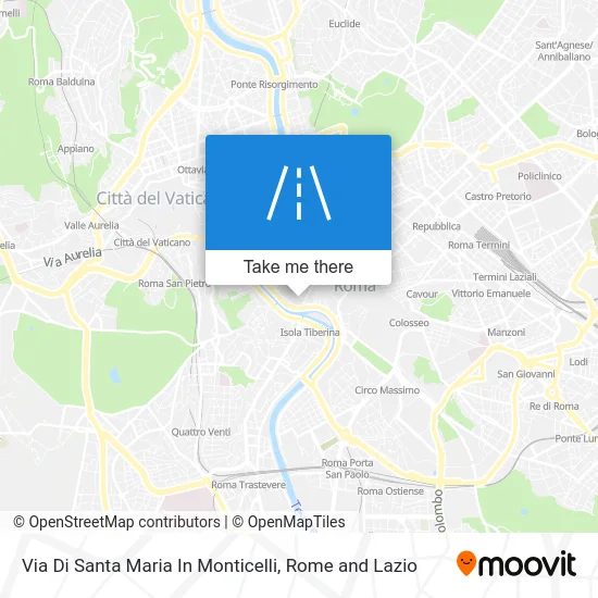 Santa Maria In Monticelli Street map