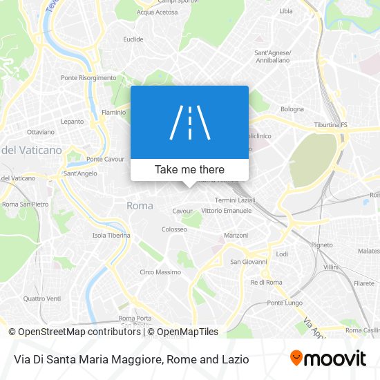 Via Di Santa Maria Maggiore map