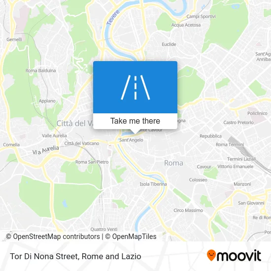 Tor Di Nona Street map