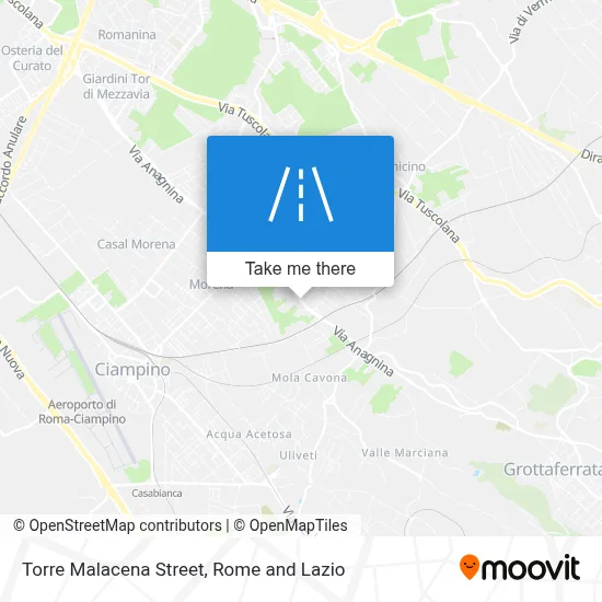 Torre Malacena Street map