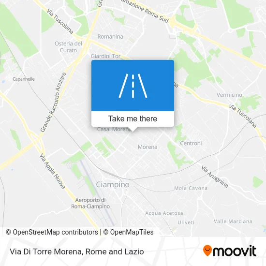 Torre Morena Street map