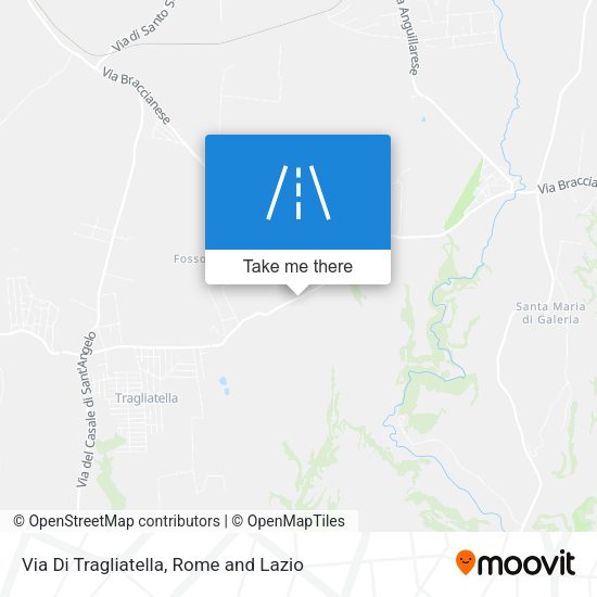 Via Di Tragliatella map