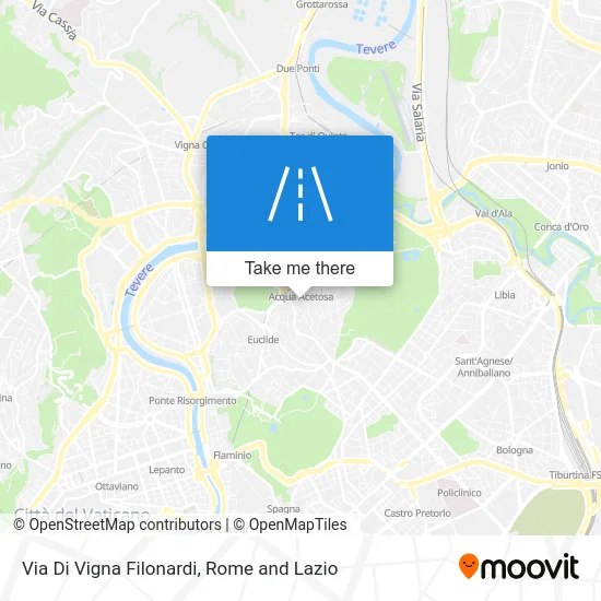 Vigna Filonardi Street map
