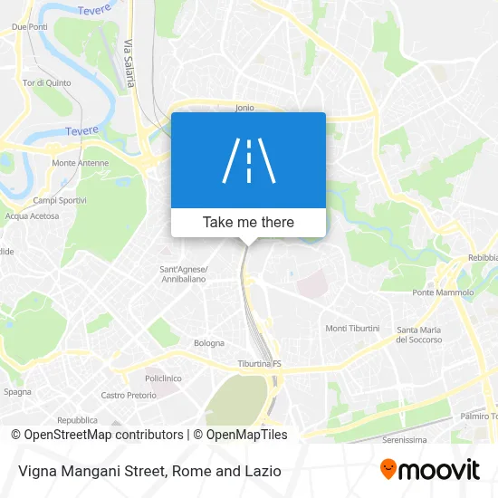 Vigna Mangani Street map