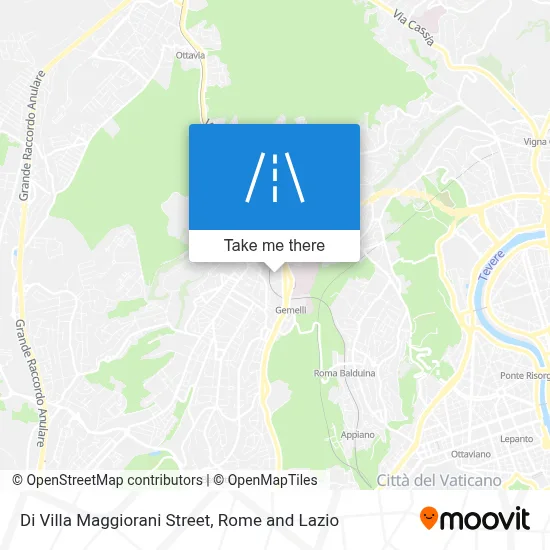 Di Villa Maggiorani Street map