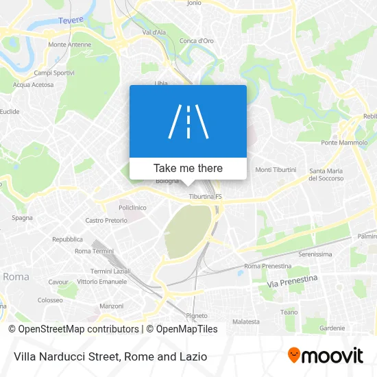 Villa Narducci Street map