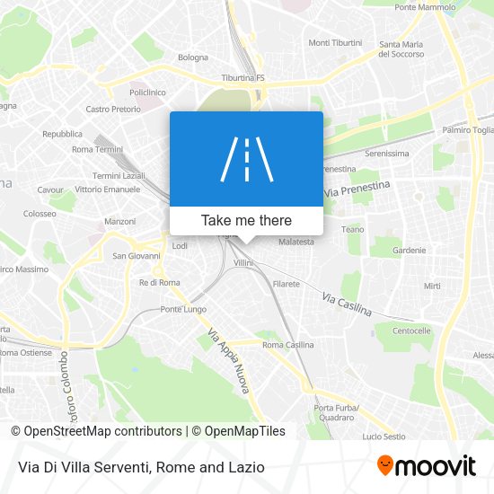 Via Di Villa Serventi map