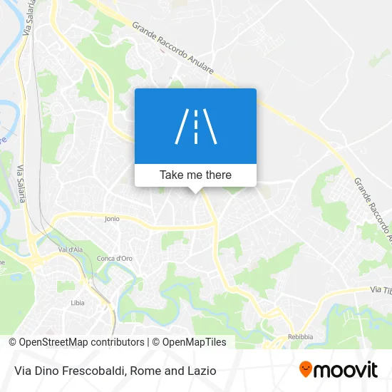 Via Dino Frescobaldi map