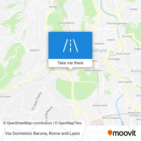 Via Domenico Barone map