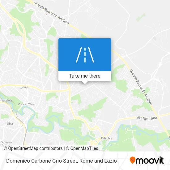 Domenico Carbone Grio Street map