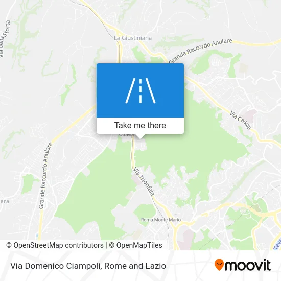 Via Domenico Ciampoli map
