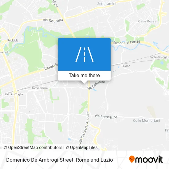 Domenico De Ambrogi Street map