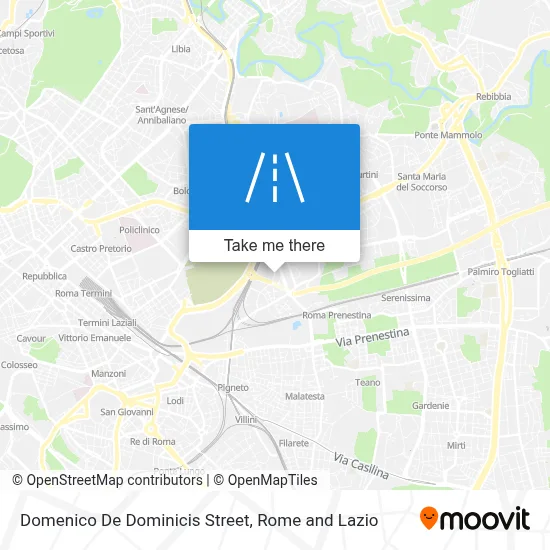 Domenico De Dominicis Street map