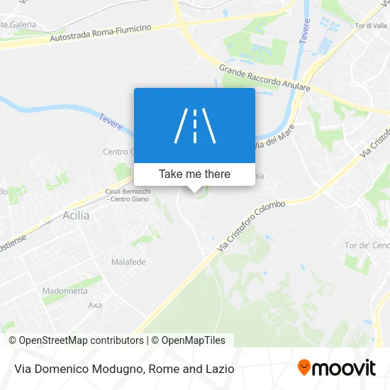Via Domenico Modugno map