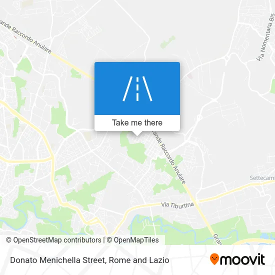 Donato Menichella Street map