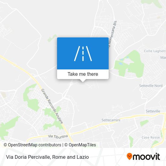 Via Doria Percivalle map